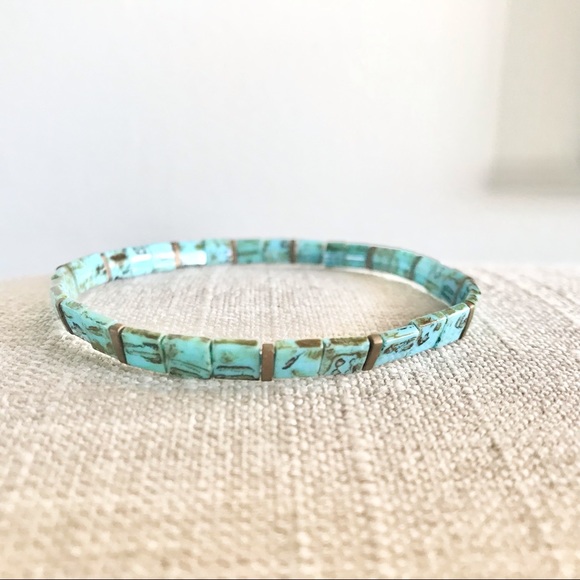 Hand Crafted Jewelry - Tile BraceletTila Bracelet Minimalist Bracelet